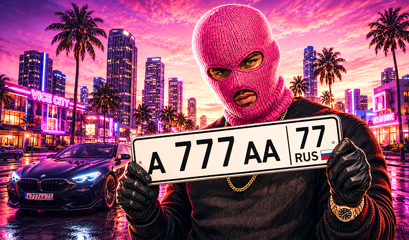 Обложка игры «Симулятор выпадения номеров ГИБДД»